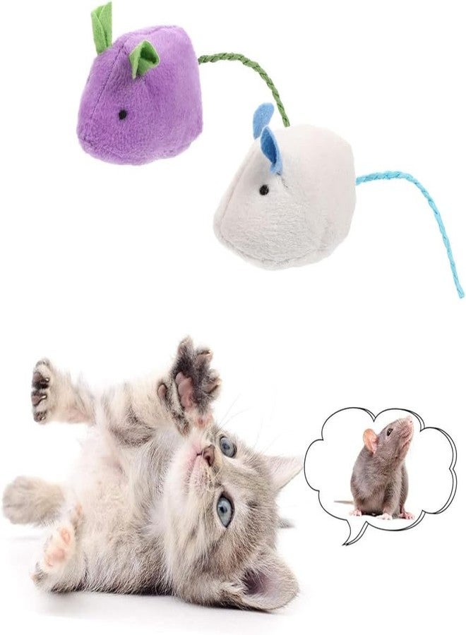 KittuPet Simulation Mouse Toy Realistic Mice Cat Toy Cat Plush Plushys Soft Cat Play Toys Sully Plush Cat Teaser Wand Interactive Cat Toy Kitten Toy Cat Toys Plush Toy Cat Puppet Pack of 2 - Image 4